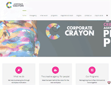 Tablet Screenshot of corporatecrayon.com